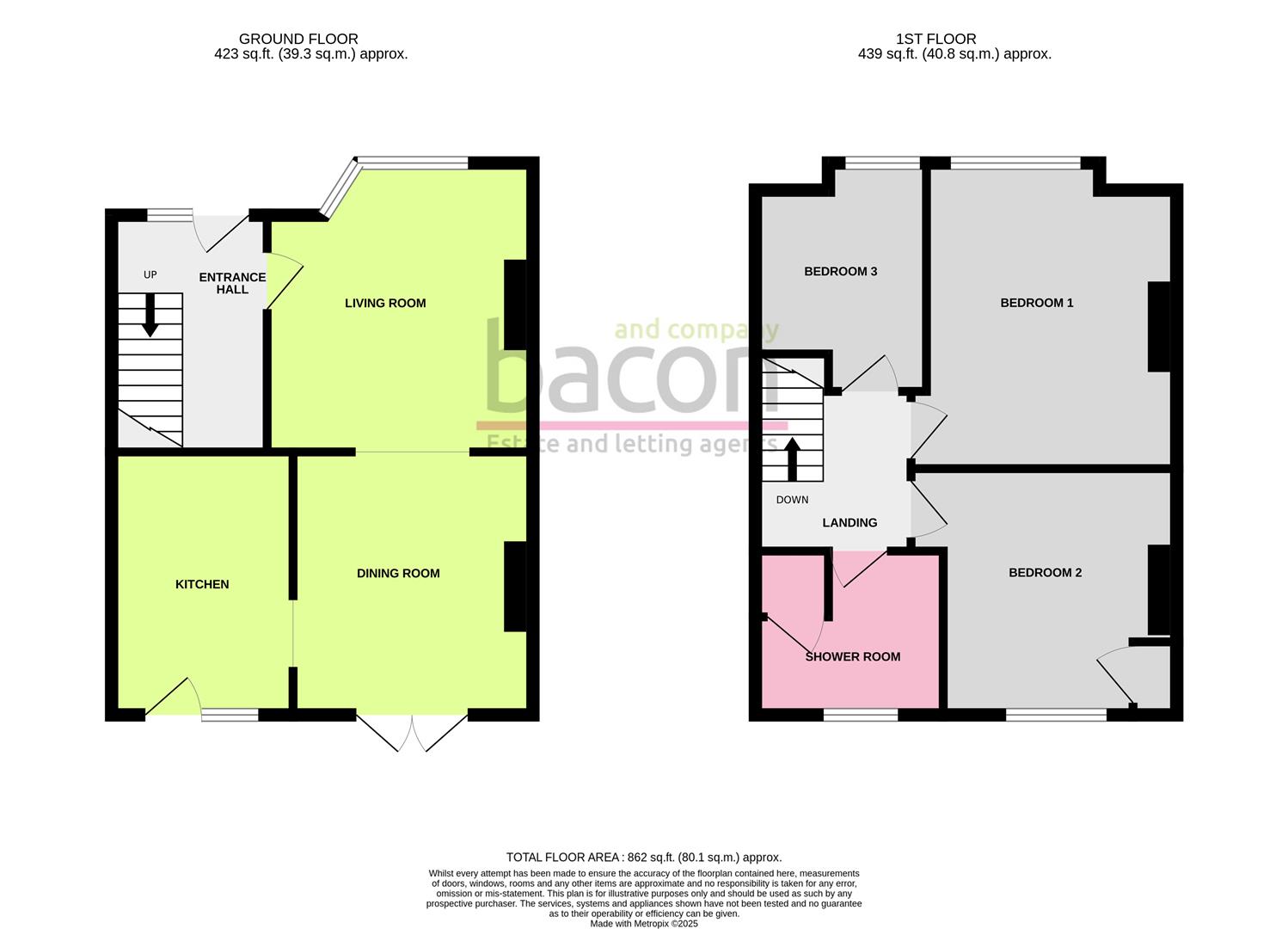 Floor Plan | House - Terraced | Fletcher Road, Worthing, BN14 | Sold - Subject to Contract